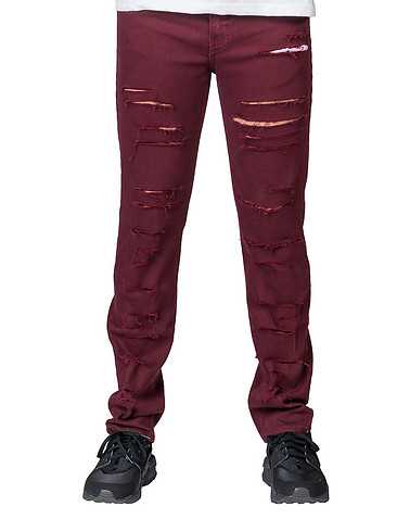 RUSTIC DIME MENS Burgundy Clothing / Jeans