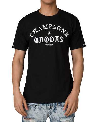 CROOKS AND CASTLES MENS Black Clothing / Tops XL