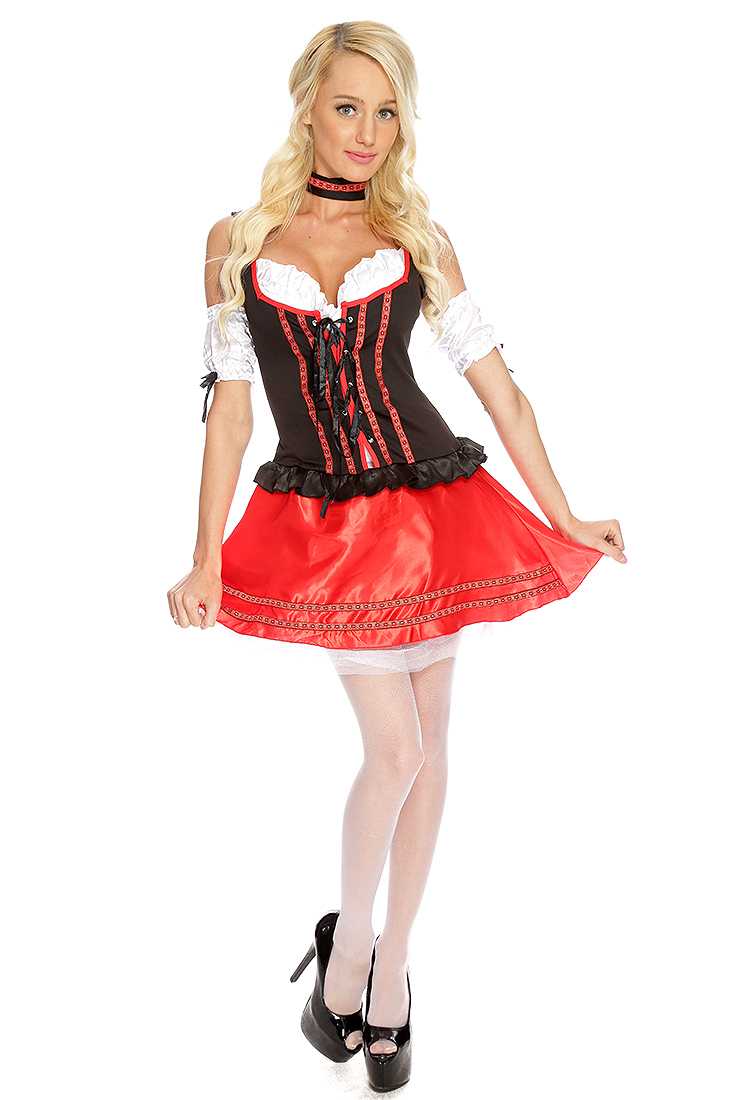 3 PC Sexy Beer Wench Costume