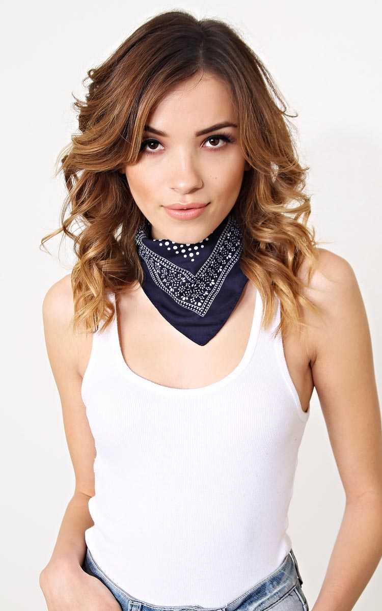 When The Dust Settles Woven Neckerchief - N/S - Red by Styles For Less