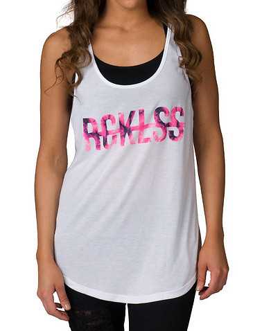 RECKLESS GIRLS WOMENS White Clothing / Tank Tops M