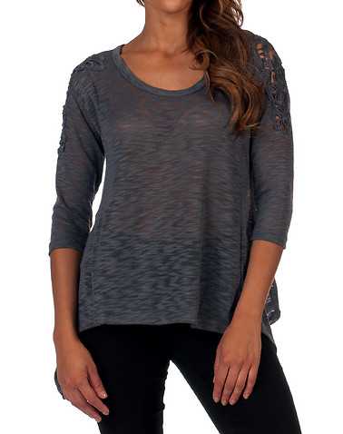 ESSENTIALS WOMENS Grey Clothing / Tops S