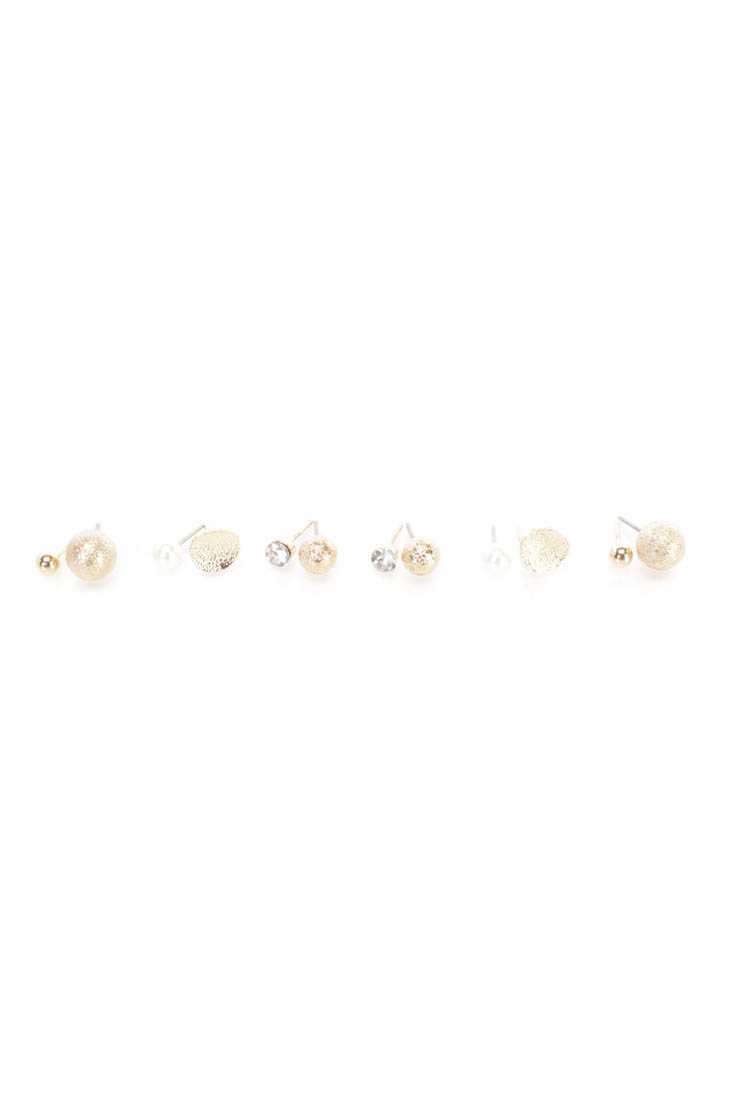 Gold High Polish Stud Set