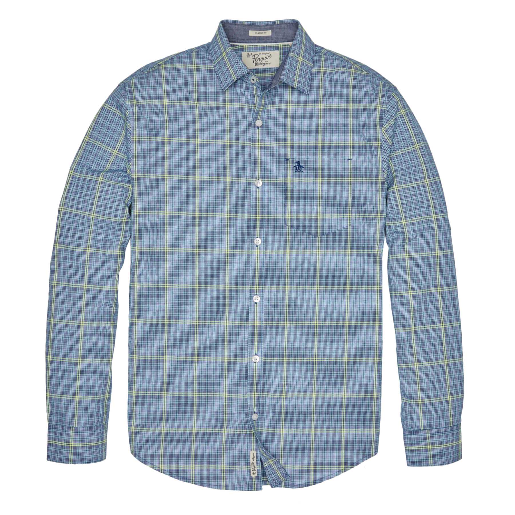 Original Penguin NEON PLAID SHIRT