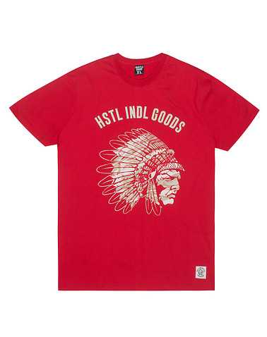 HUSTLE GANG MENS Red Clothing / Tops XL
