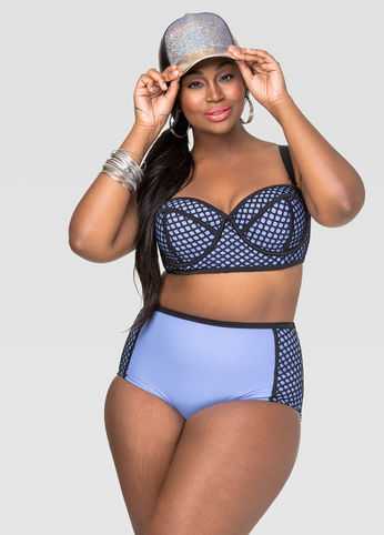 Molded Mesh Bra Bikini Top