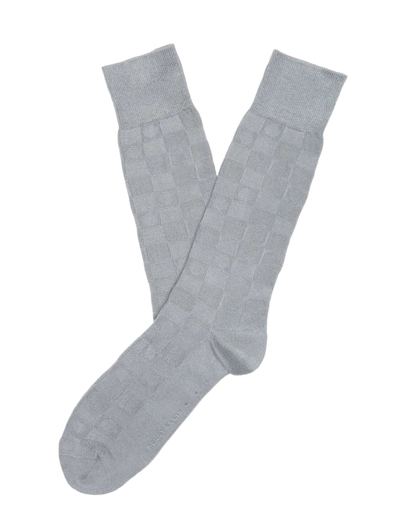 Perry Ellis Textured Square Dot Sock
