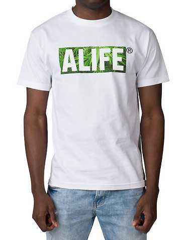 ALIFE MENS White Clothing / Tops