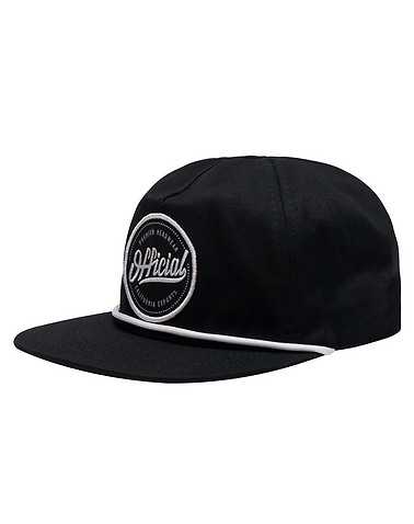 OFFICIAL CROWN OF LAUREL MENS Black Accessories / Caps Snapback OSFA