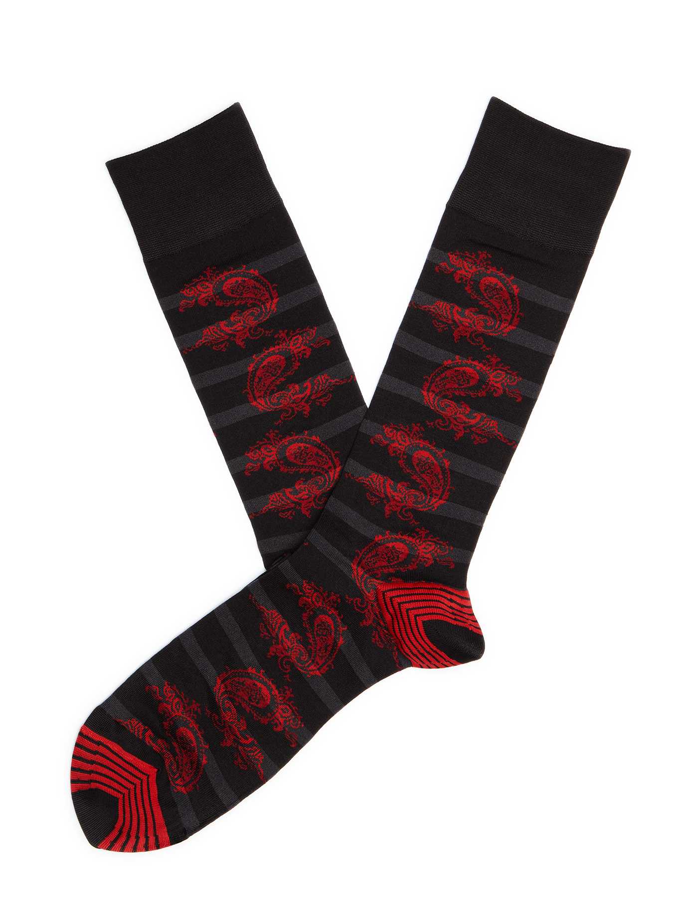 Perry Ellis All Over Paisley Sock