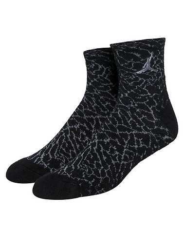 JORDAN MENS Black Accessories / Socks L