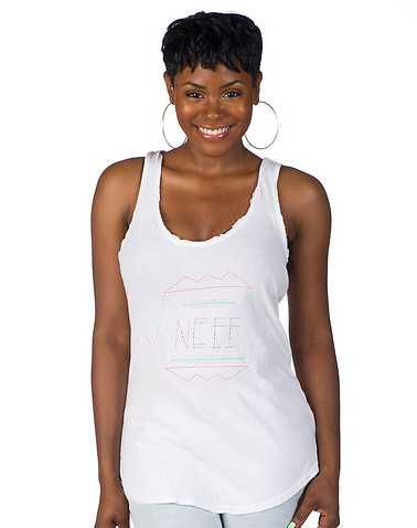 NEFF WOMENS White Clothing / Tank Tops M