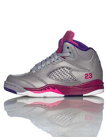 JORDAN GIRLS Grey Footwear / Basketball