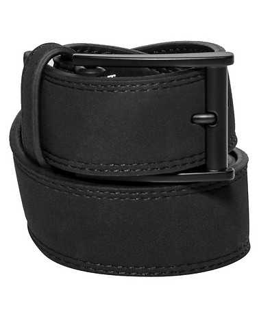 ESSENTIALS MENS Black Accessories / Belts 36