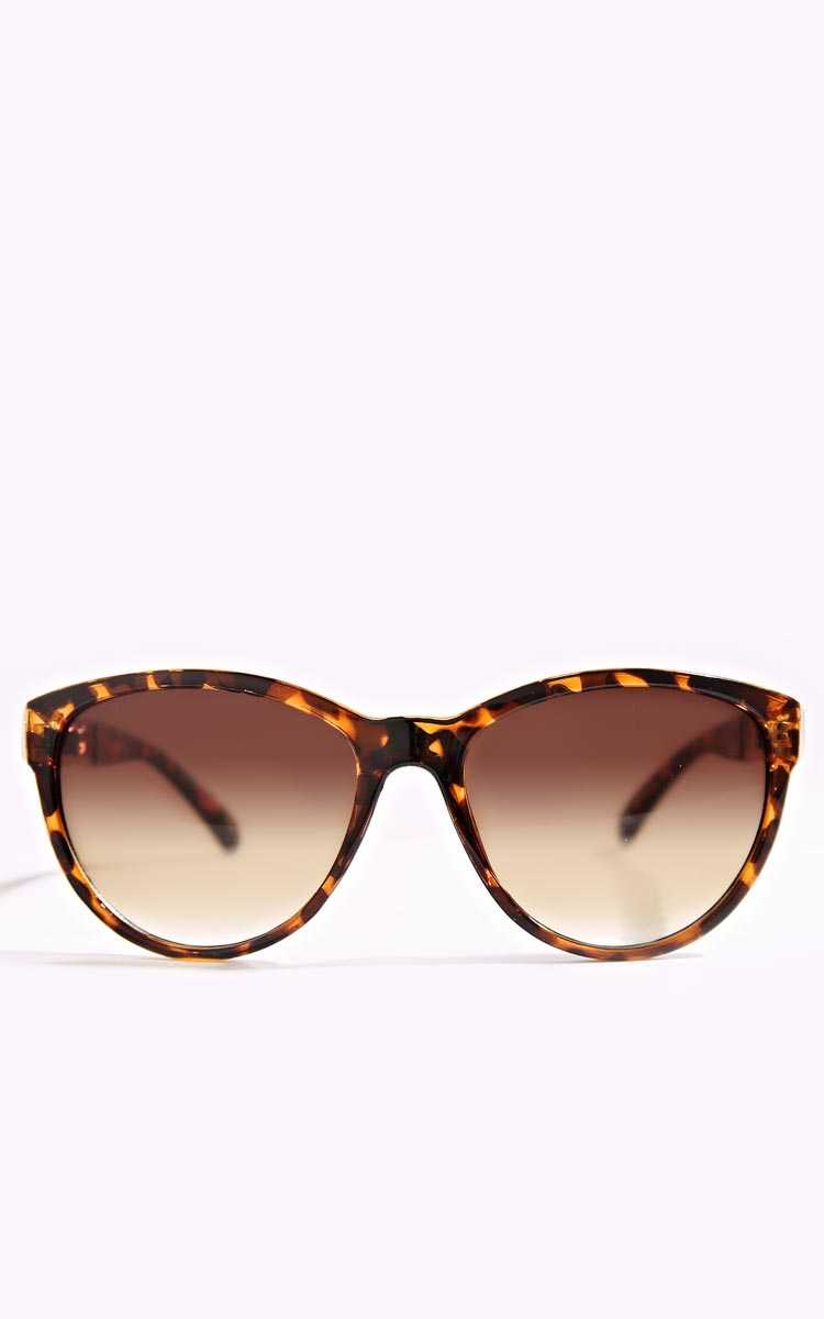 Dani Tortoise Cateye Sunglasses - N/S - TORT by Styles For Less