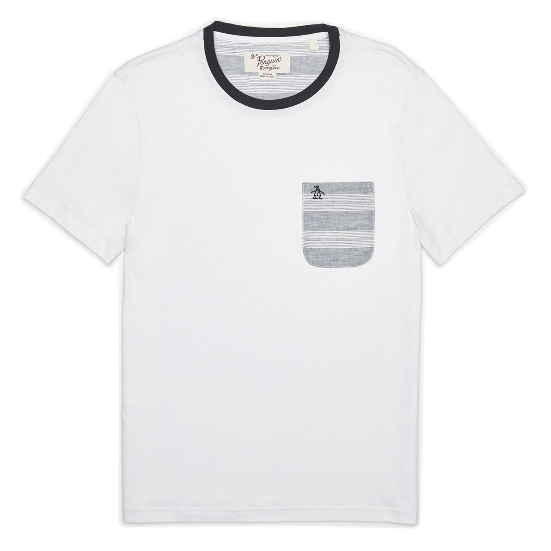 Original Penguin STRIPE POCKET TEE