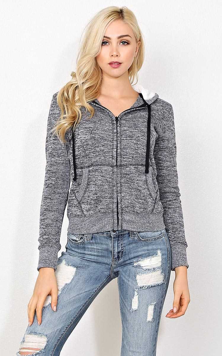 Fall Days Fleece Lined Hoodie - - in Size by Styles For Less