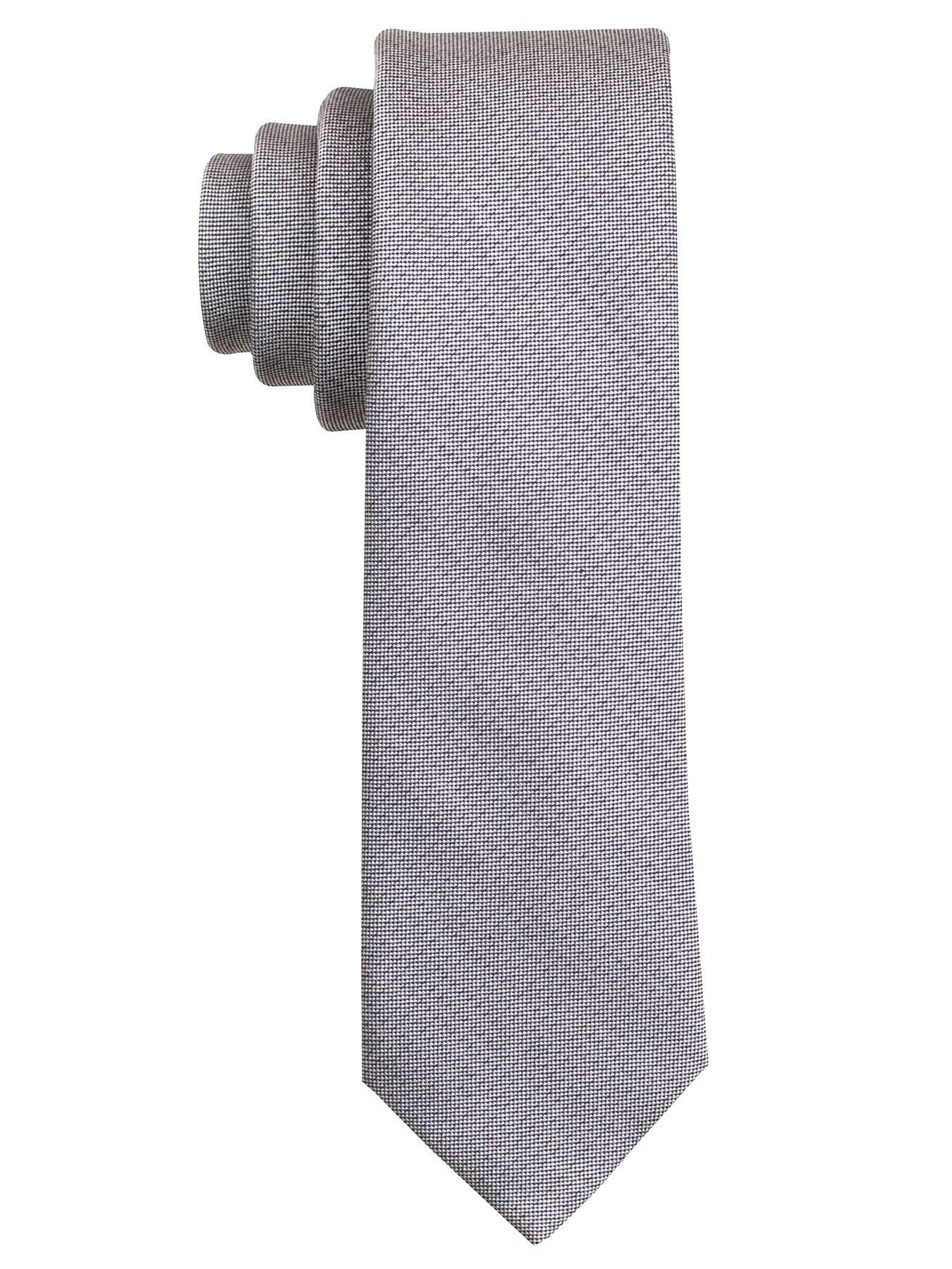 Perry Ellis Chambray Solid Cotton Tie