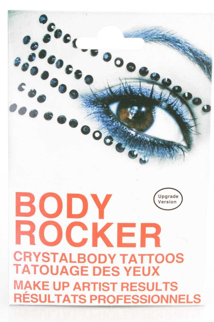 Stylish Crystal Body Tattoos