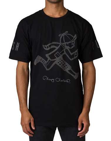 PLAY CLOTHS MENS Black Clothing / Tops XL