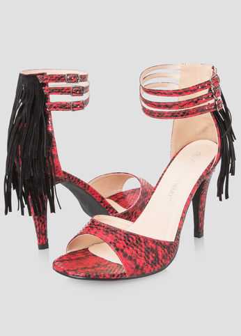 Fringe Dress Sandal - Wide Width