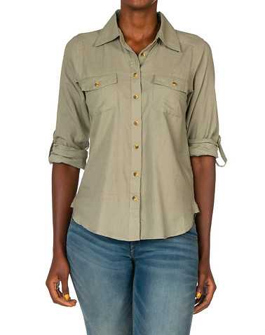 ESSENTIALS WOMENS Green Clothing / Tops