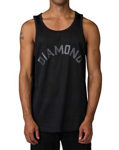 DIAMOND SUPPLY COMPANYENS Black Clothing / Tank Tops