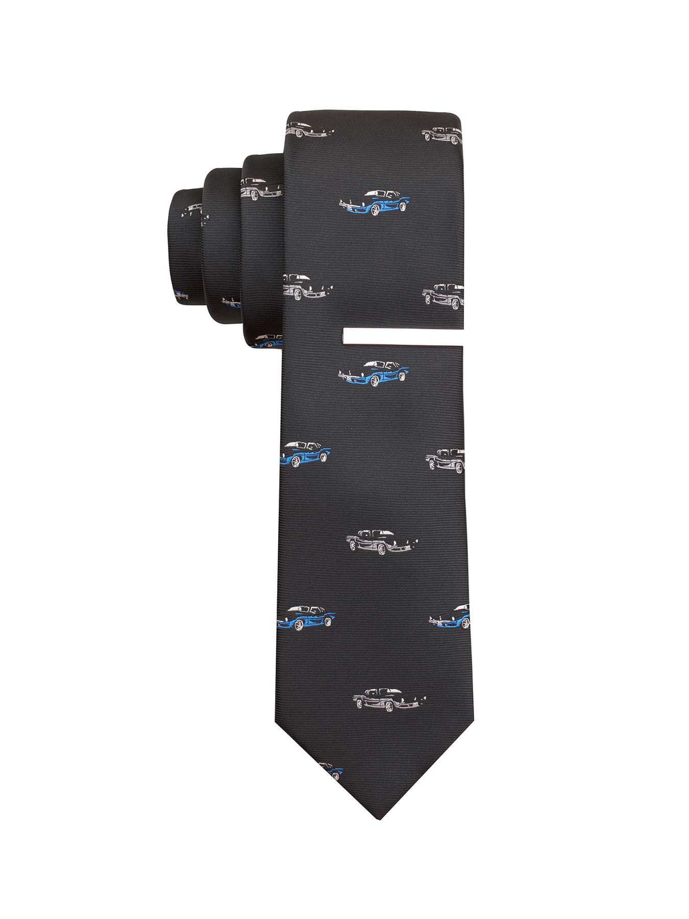 Perry Ellis Car Print Tie