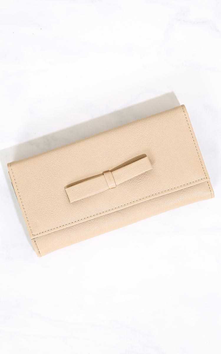 Bow Innocence Flap Wallet - N/S - Black by Styles For Less