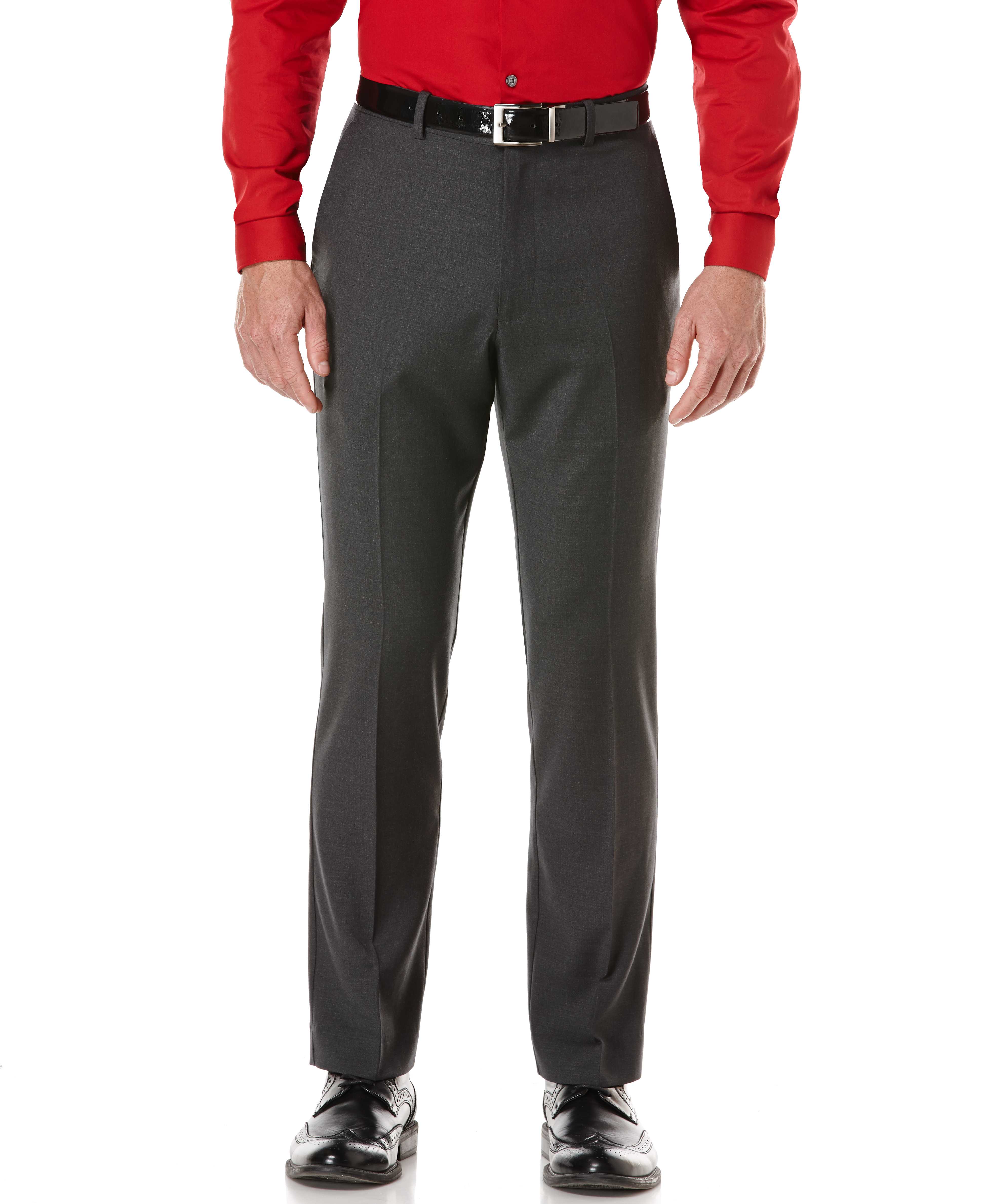 Perry Ellis Slim Textured Solid Dress Pant