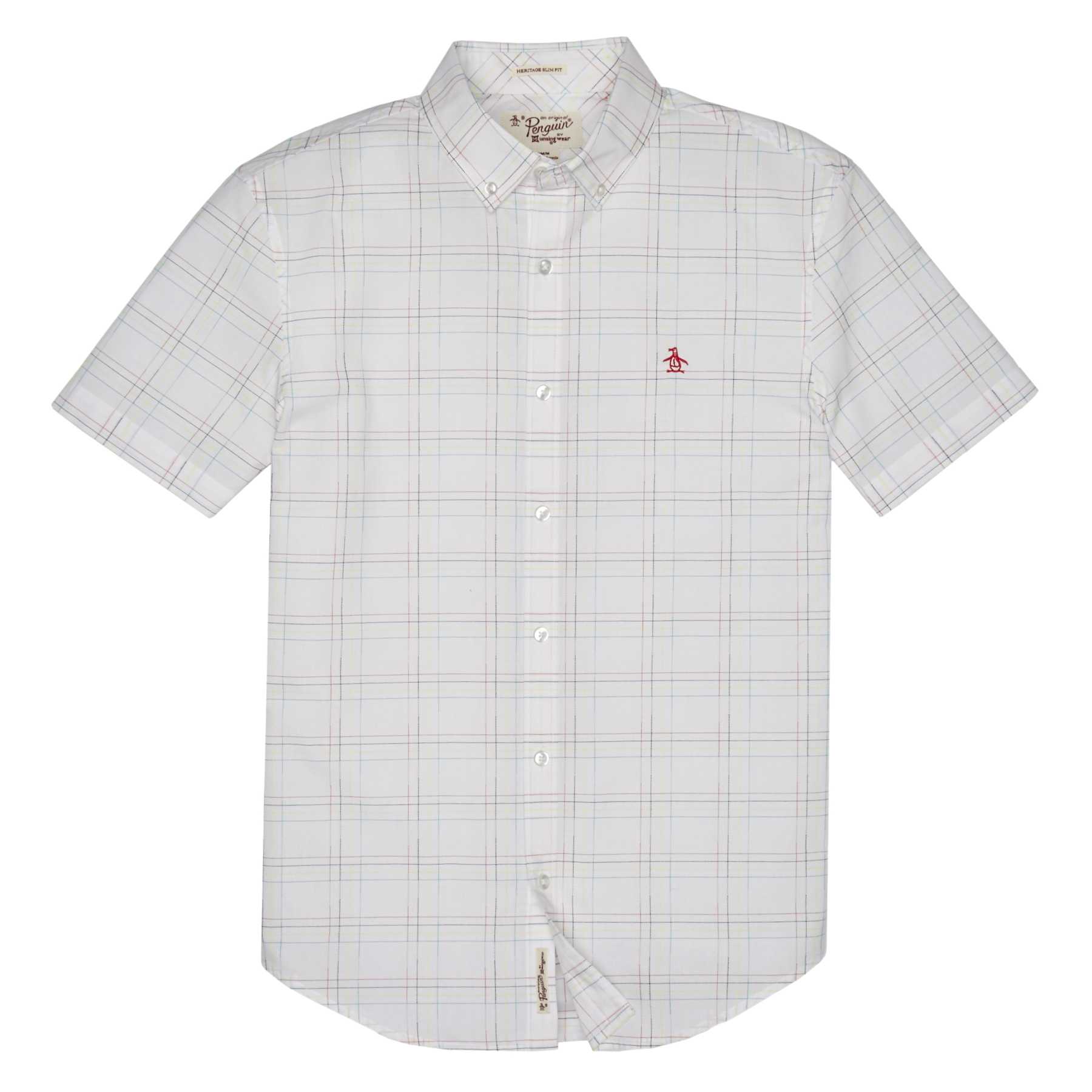 Original Penguin OPEN NEON PLAID SHIRT