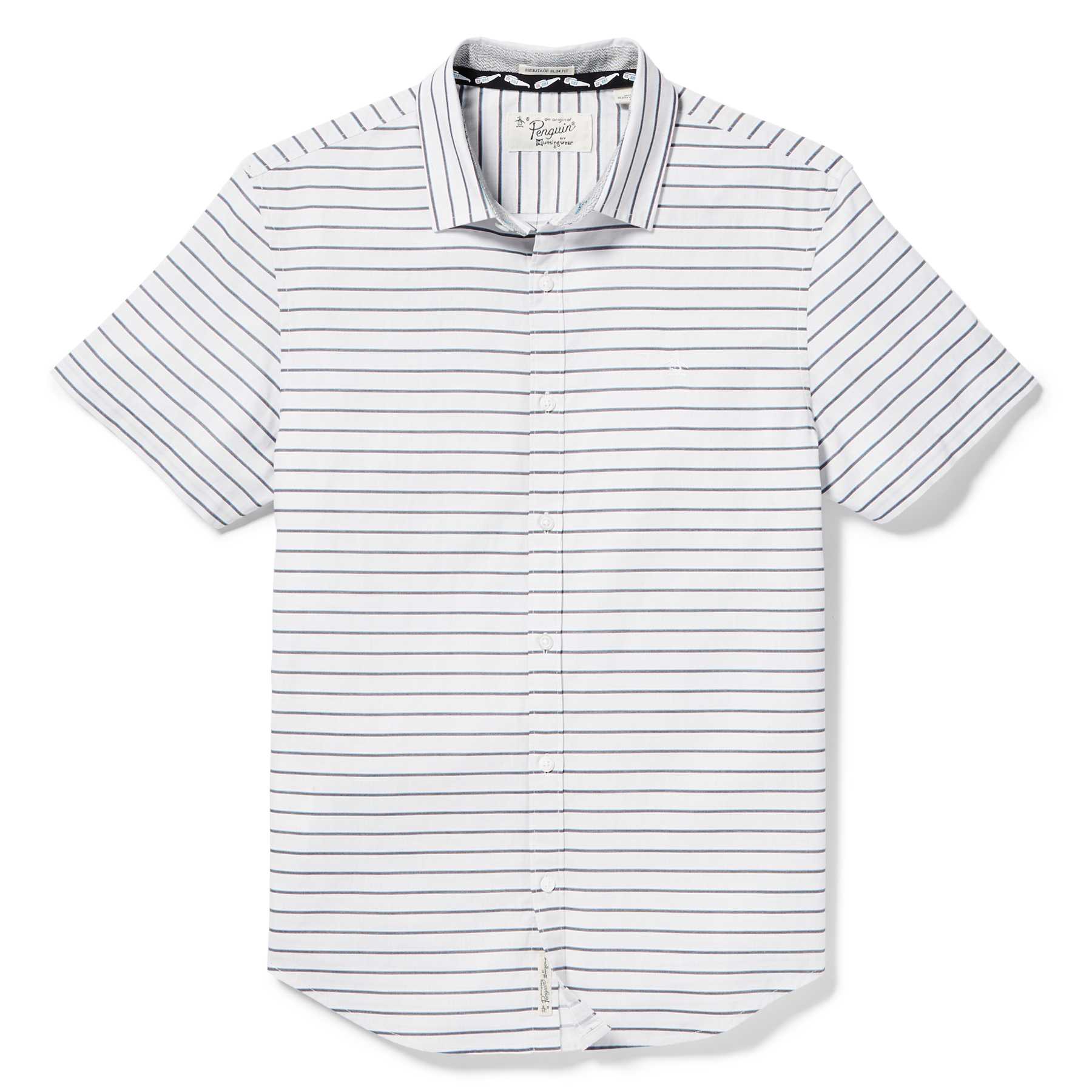Original Penguin 3D END ON END STRIPE SHIRT