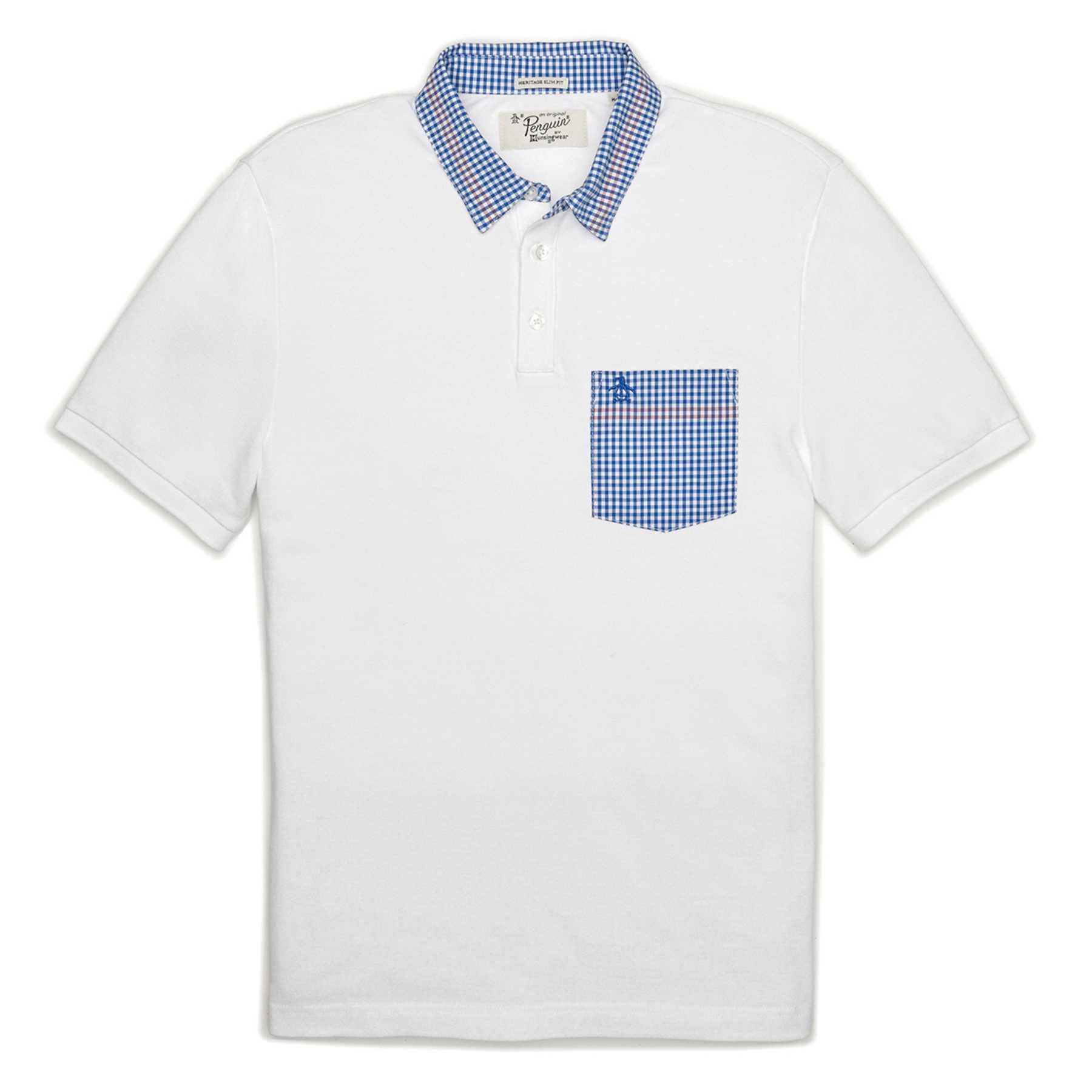 Original Penguin GINGHAM COLLAR POLO
