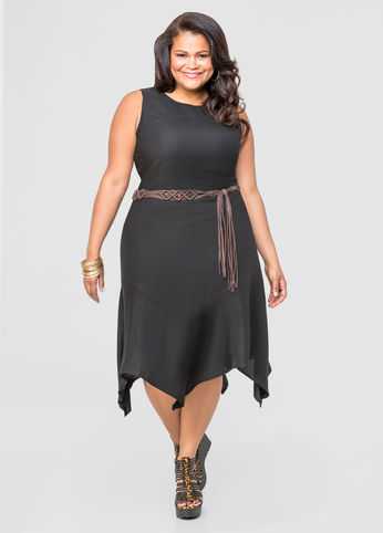 Hanky Hem Linen Dress