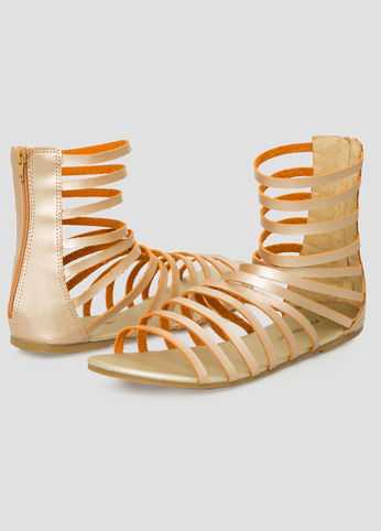 Short Gladiator Sandal - Wide Width