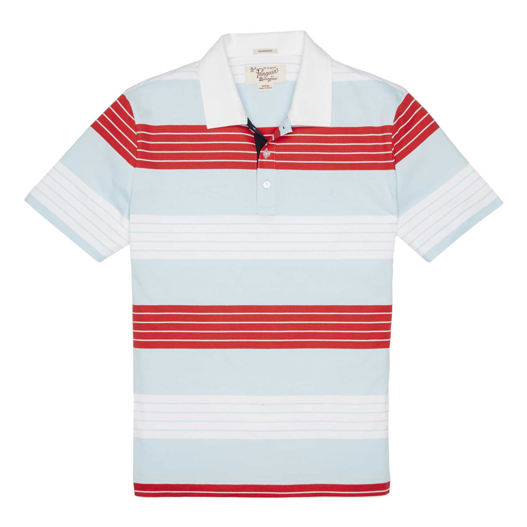 Original Penguin CLASSIC FIT WIDE STRIPE POLO