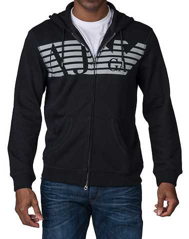 ARMANI JEANSENS Black Clothing / Sweatshirts