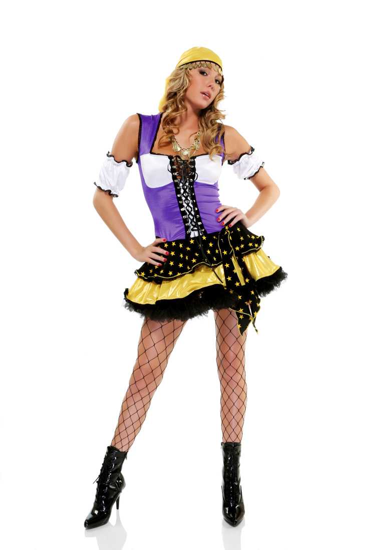PURPLE GOOD FORTUNE SEXY COSTUME