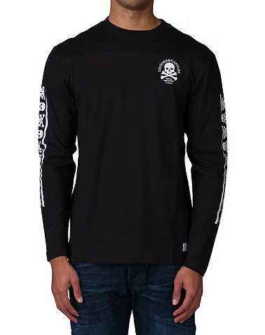 CROOKS AND CASTLES MENS Black Clothing / Tops L