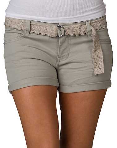 VANILLA STAR WOMENS Beige-Khaki Clothing / Casual Shorts