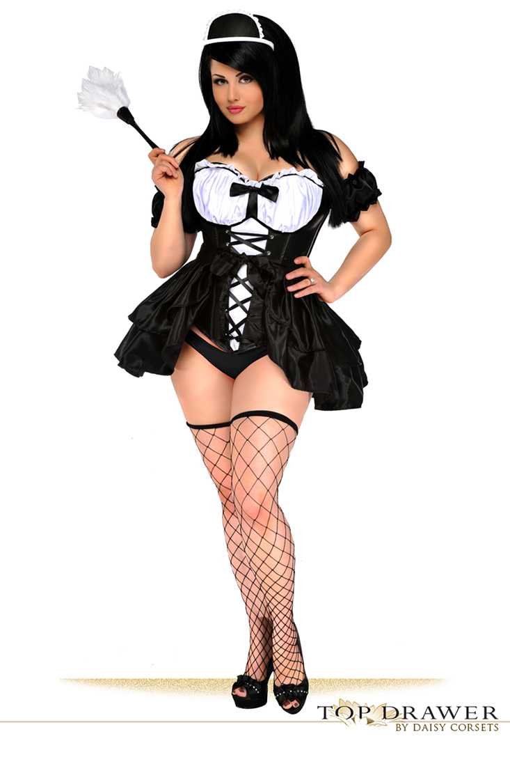 Top Drawer 4 PC French Maid Costume