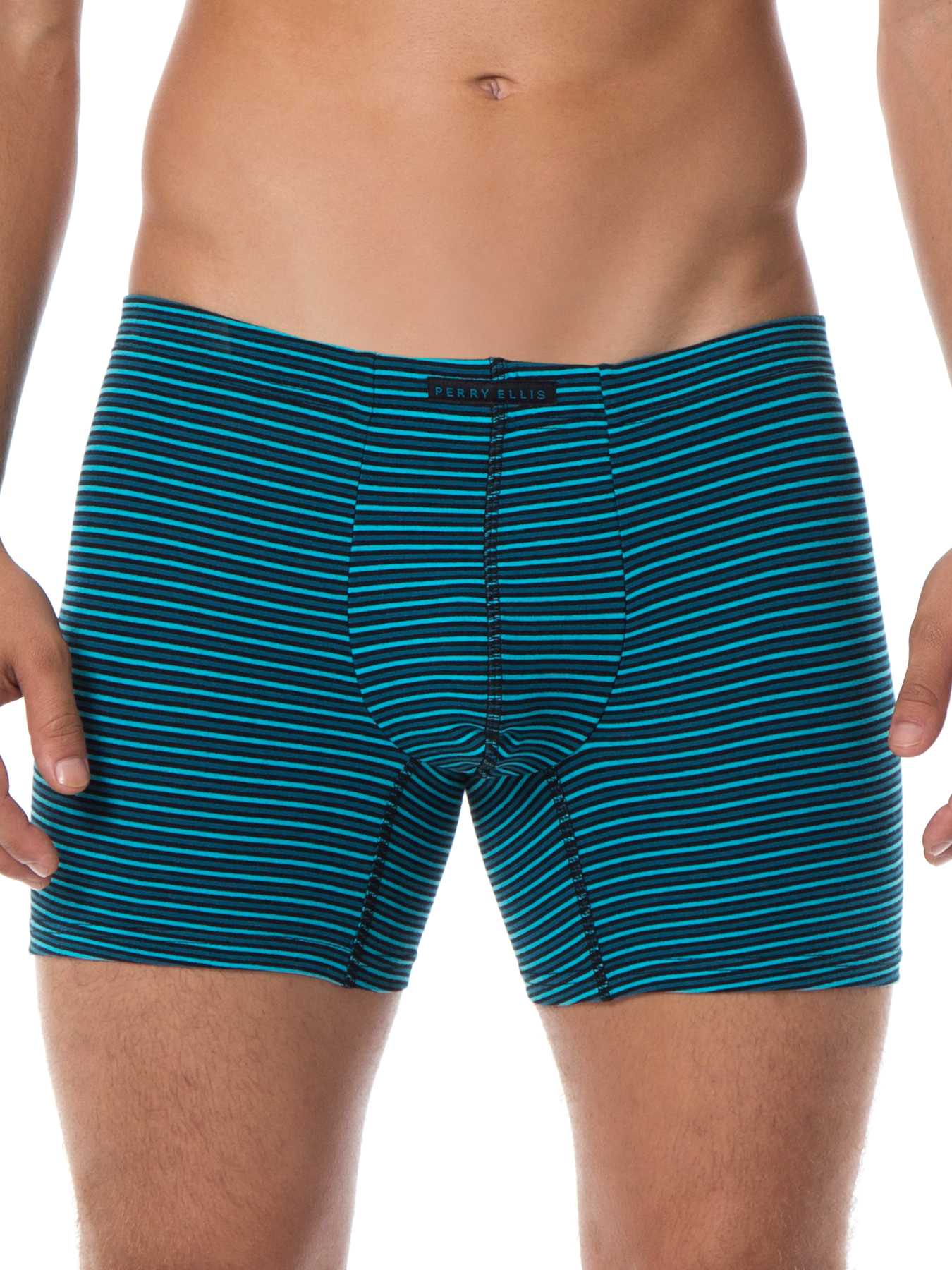 Perry Ellis 3 Pack Cotton Stretch Stripe Boxer Brief