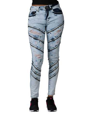 ESSENTIALS WOMENS Medium Blue Clothing / Jeans