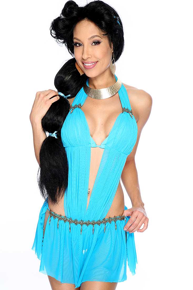 Blue Two Piece Storybook Princess J Costume