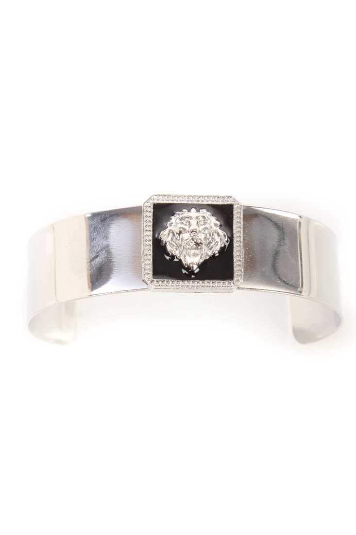 Silver Animal High Polish Metal Cute Bracelet Cuff