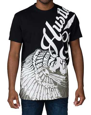 HUSTLE GANG MENS Black Clothing / Tops XL