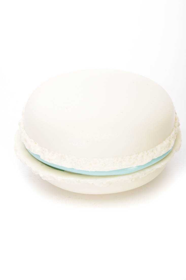 Cream Two Tone Plastic Macaroon Compartment
