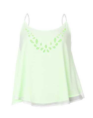 ESSENTIALS WOMENS Green Clothing / Tank Tops S