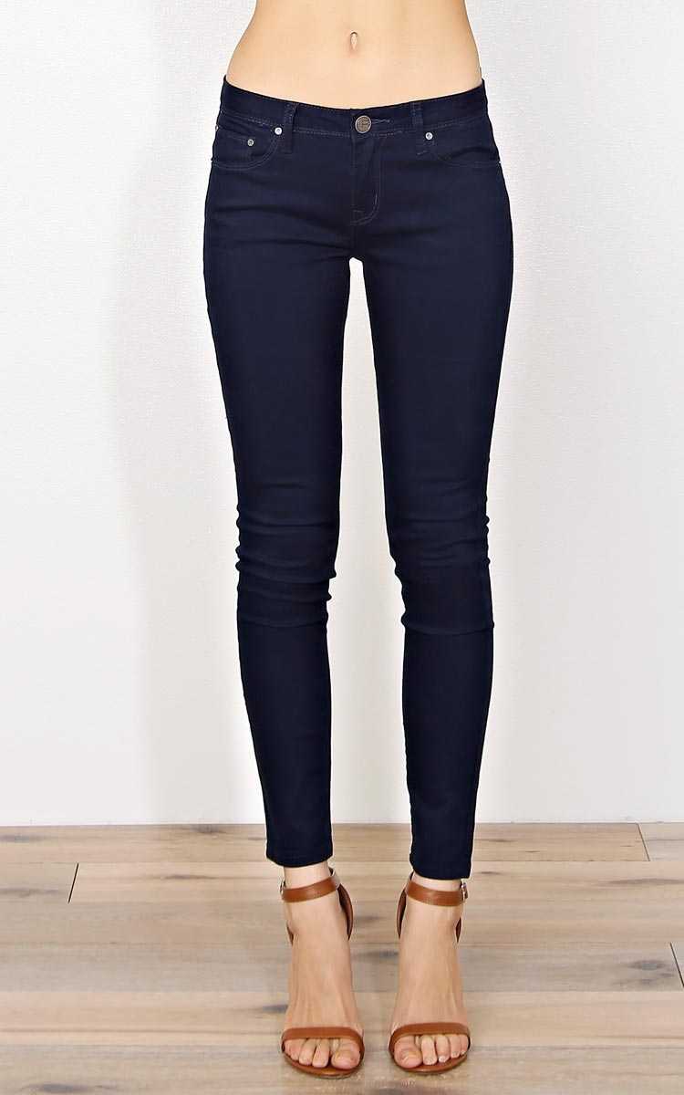 Coronado Woven Twill Pants - Navy in Size by Styles For Less