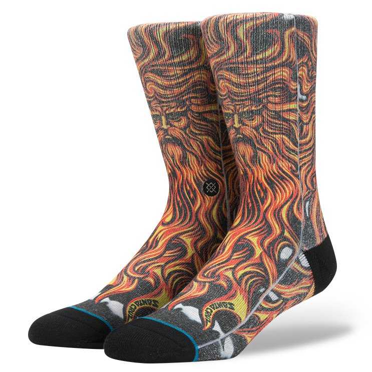 Stance Sun God Redux GRY M skate legends Socks